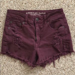 American eagle high rise shorts!